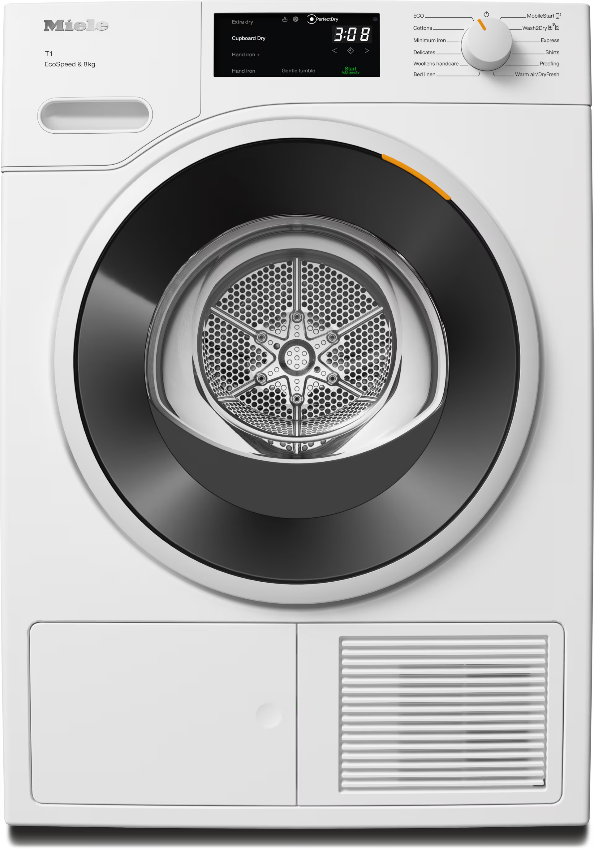 Uscator cu pompa de caldura TWC640WP EcoSpeed 8kg, Miele